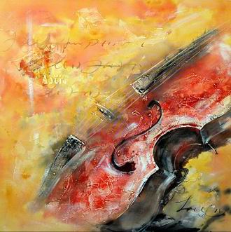 Musical Instrument oil painting